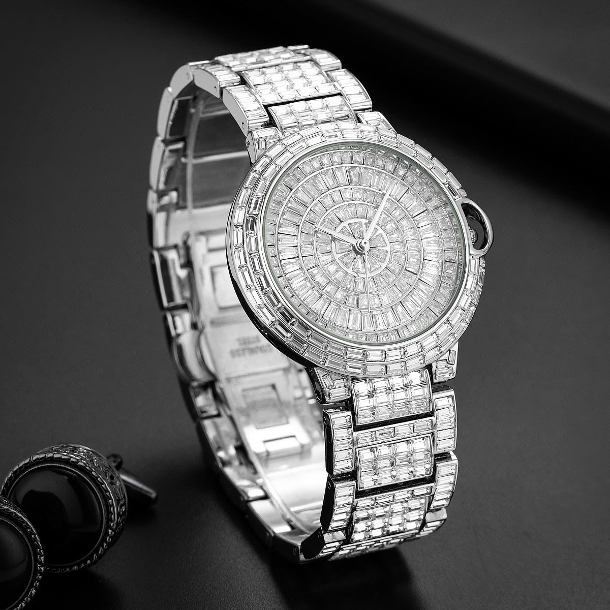 Full Diamond Men's Watch