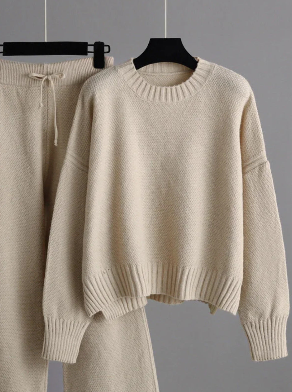 Knit Sweater & Pant Set