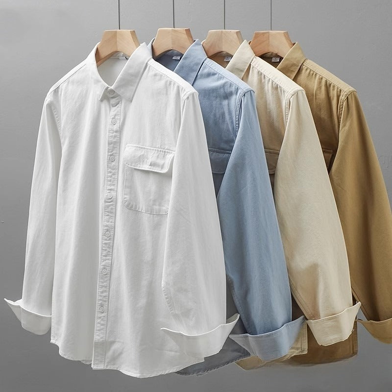 Pocketed Cotton Shirt