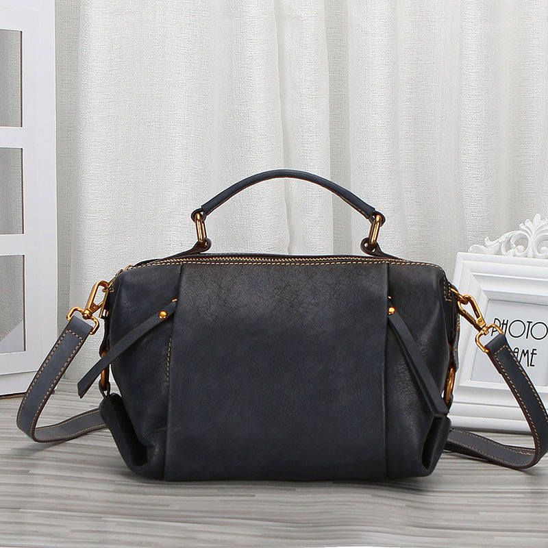 Leather Large Capacity Handbag